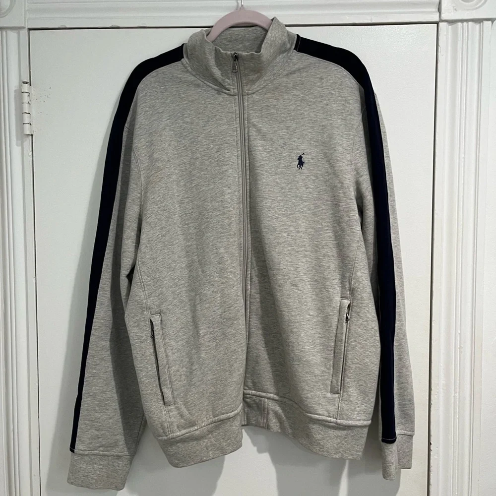 Polo Ralph‎ Lauren Gray Track Jacket Sz. XL